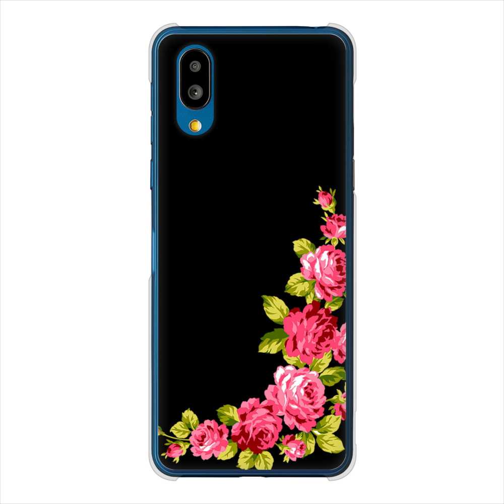 BASIO active SHG09 au 高画質仕上げ 背面印刷 ハードケースロマンチックなバラ