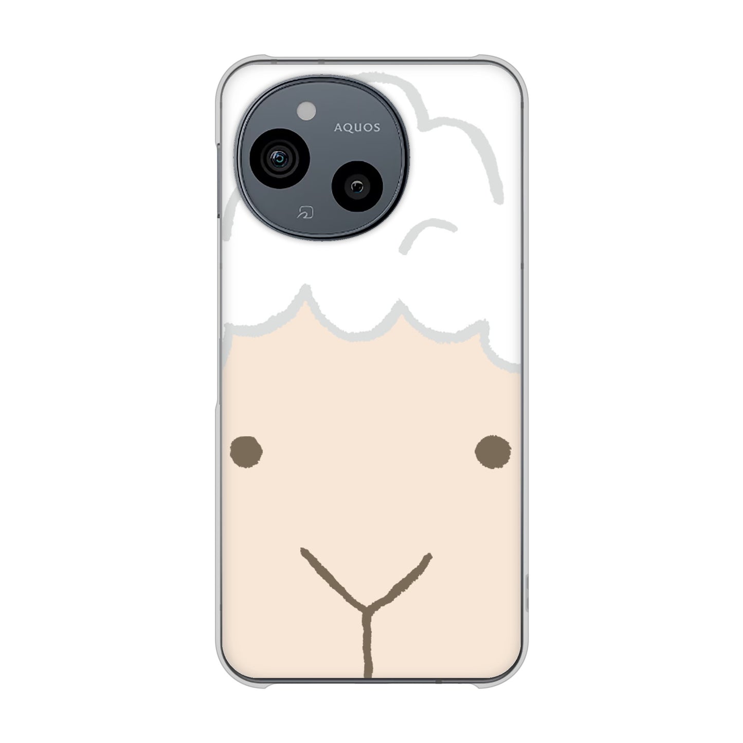 AQUOS sense9 SHG14 au ドアップアニマル ハードケース 背面印刷