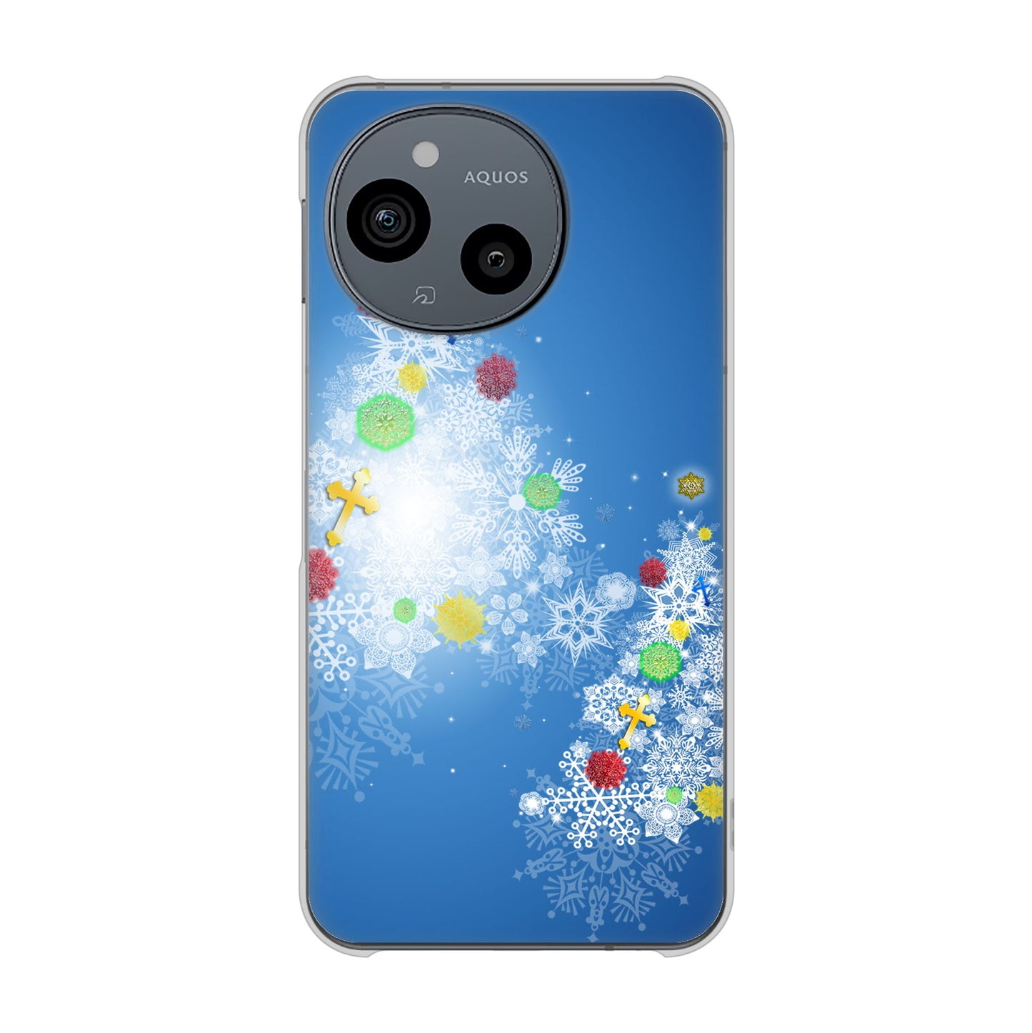 AQUOS sense9 SHG14 au クリスマス ハードケース 背面印刷