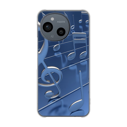 AQUOS sense9 SH-M29 音符 ハードケース 背面印刷