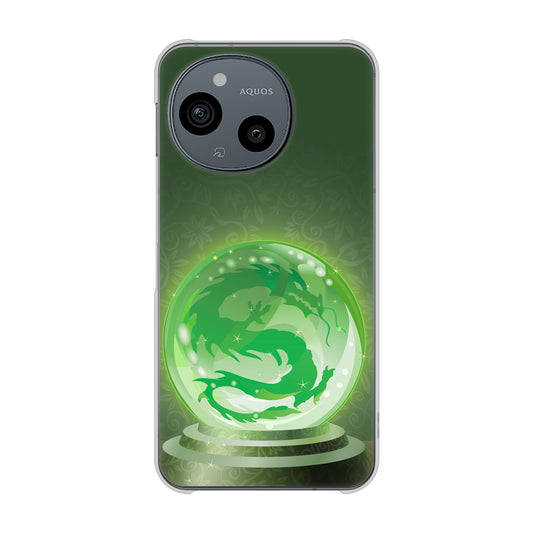 AQUOS sense9 SH-M29 439 水晶に浮かぶ龍 ハードケース 背面印刷
