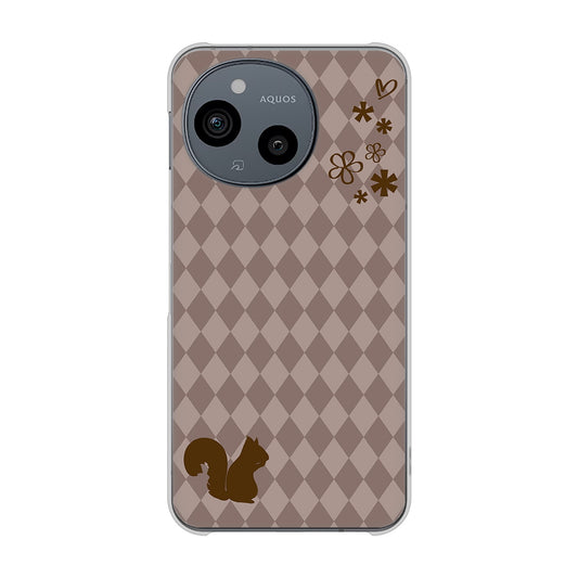 AQUOS sense9 SH-M29 515 リス ハードケース 背面印刷
