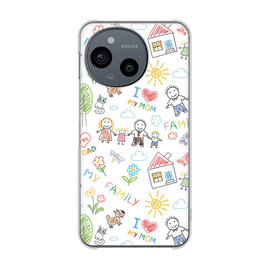 AQUOS sense10 SH-M33 カップル＆ファミリー ハードケース 背面印刷