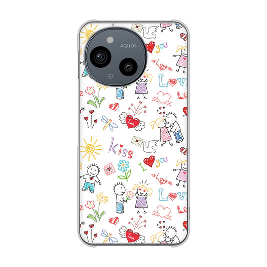 AQUOS sense10 SH-M33 カップル＆ファミリー ハードケース 背面印刷