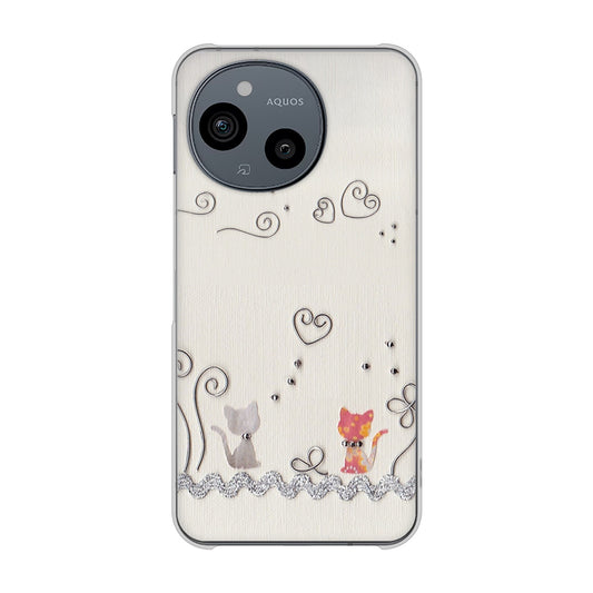 AQUOS sense10 SH-M33 クラフト写真ネコ ハードケース 背面印刷