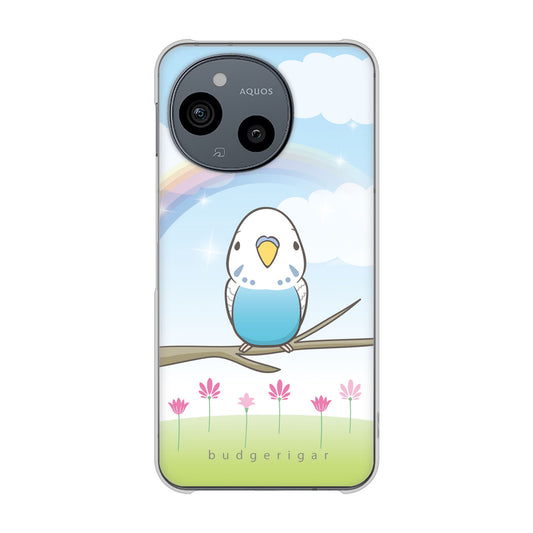 AQUOS sense10 SH-M33 セキセイインコ ハードケース 背面印刷
