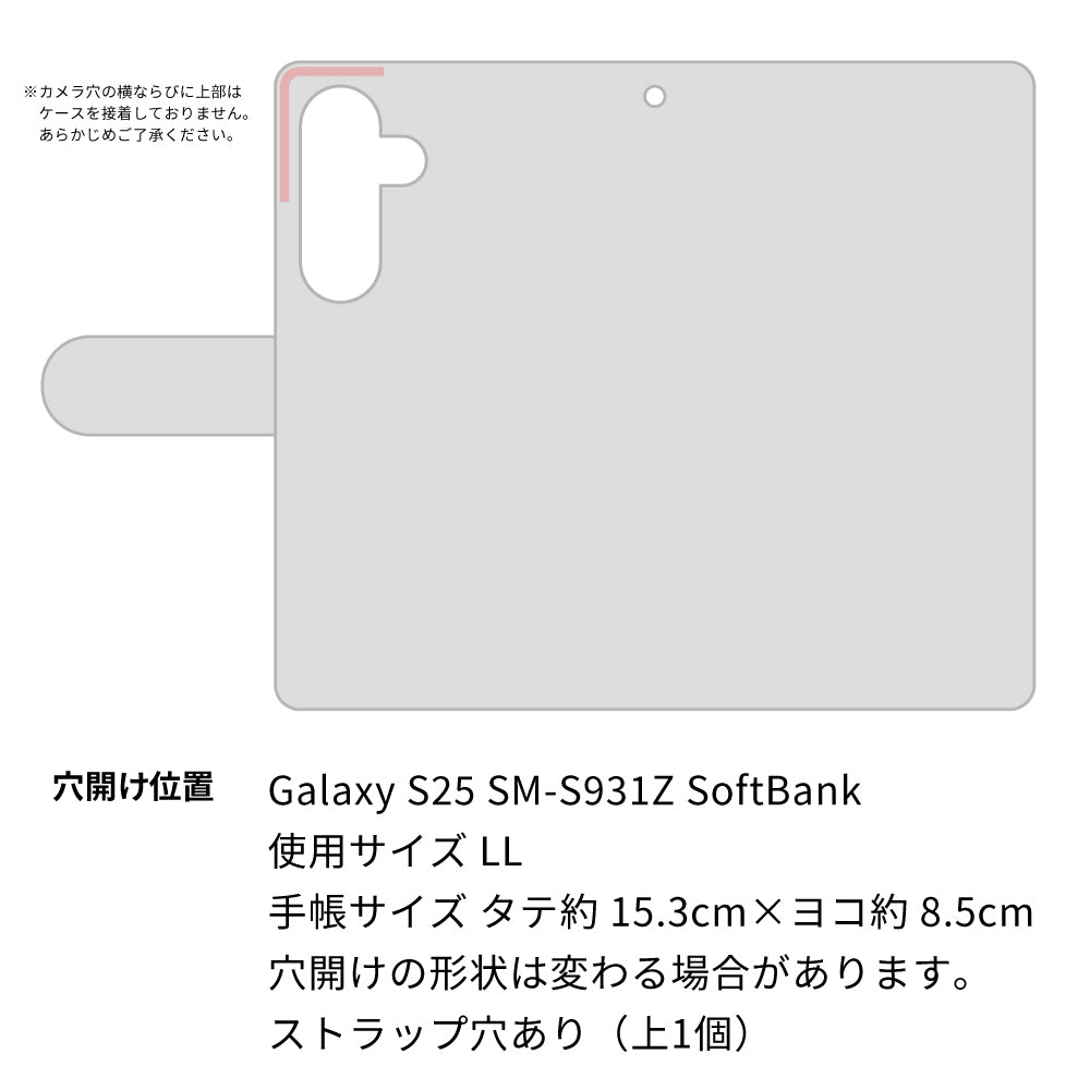 Galaxy S25 SM-S931Z SoftBank 高画質仕上げ プリント手帳型ケース ( 薄型スリム ) 【406 カラフルキャット】
