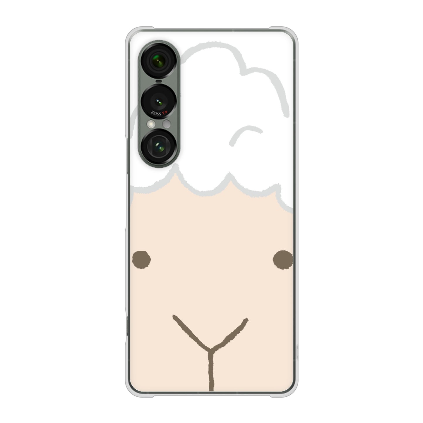 Xperia 1 VII SO-51F docomo ドアップアニマル ハードケース 背面印刷