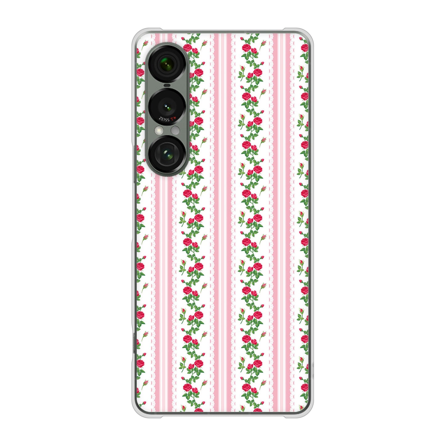 Xperia 1 VII SO-51F docomo イングリッシュガーデン ハードケース 背面印刷