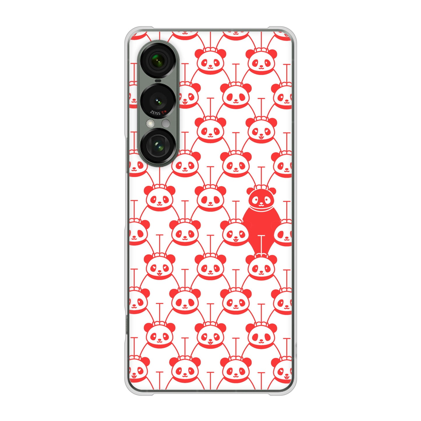 Xperia 1 VII SO-51F docomo パターンアニマル ハードケース 背面印刷