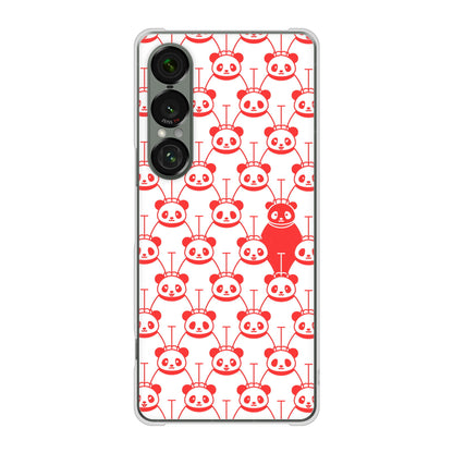 Xperia 1 VII SO-51F docomo パターンアニマル ハードケース 背面印刷