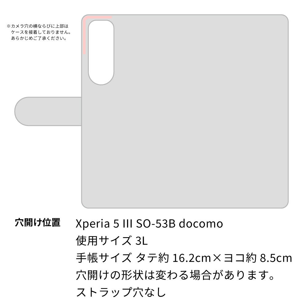Xperia 5 III SO-53B docomo イタリアンレザー 手帳型ケース（本革・KOALA） 耐衝撃
