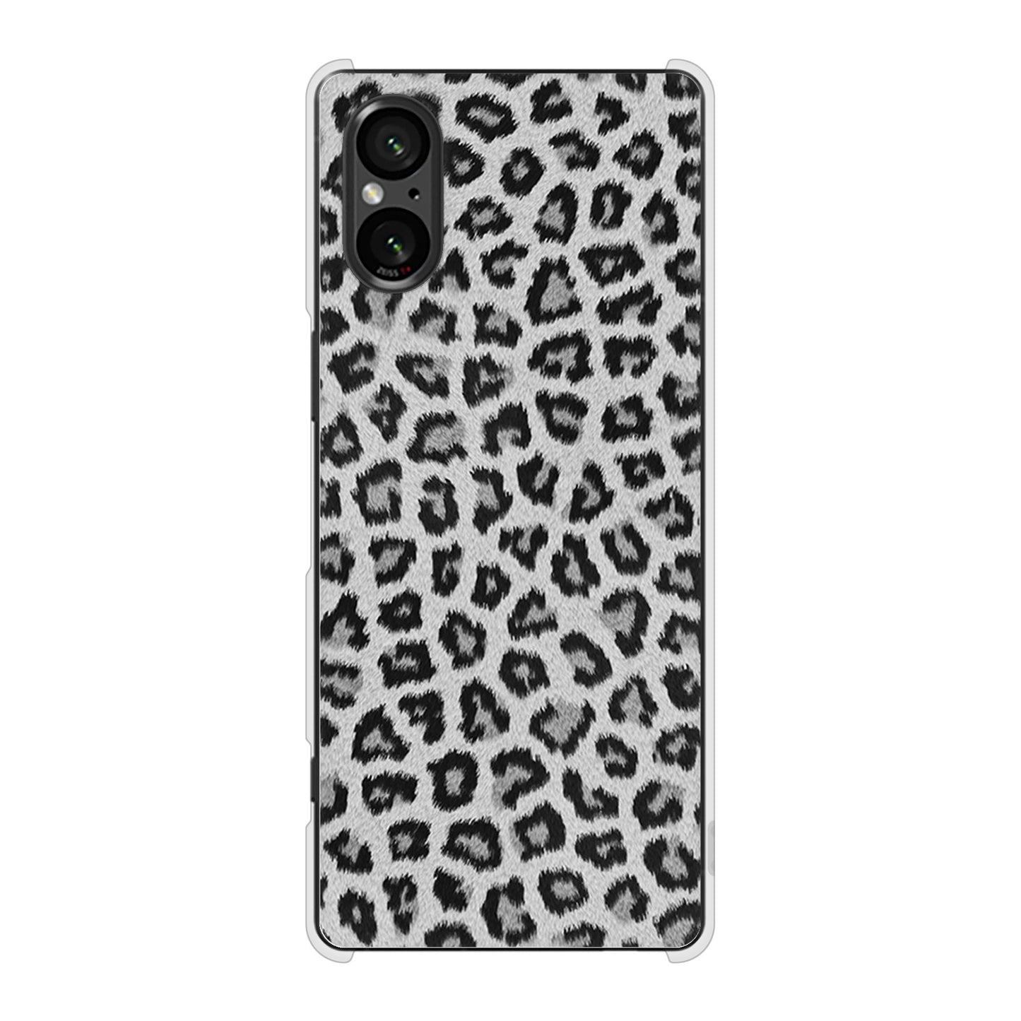 Xperia 5 V SO-53D docomo ヒョウ柄ベーシックS ハードケース 背面印刷