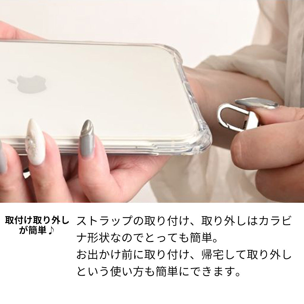 iPhone17 Pro Max スマホショルダー 【 TPUクリアケース 3連紐ストラップ付 】
