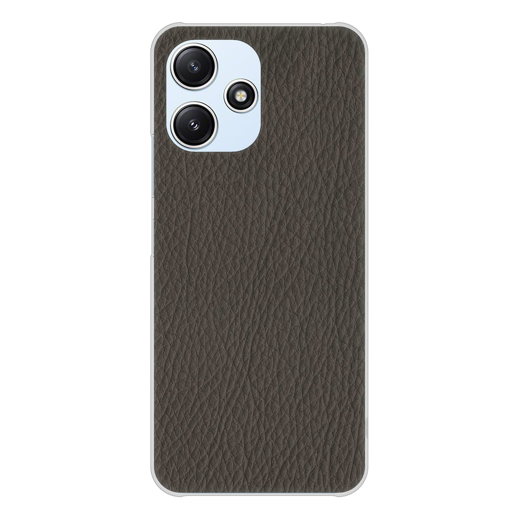 Redmi 12 5G XIG03 au 高画質仕上げ 背面印刷 ハードケースレザー風