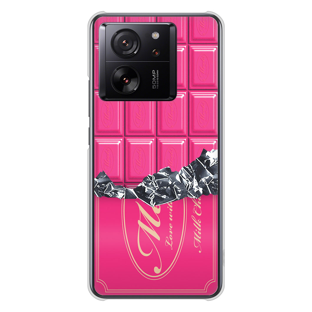 Xiaomi 13T XIG04 au 高画質仕上げ 背面印刷 ハードケース板チョコ