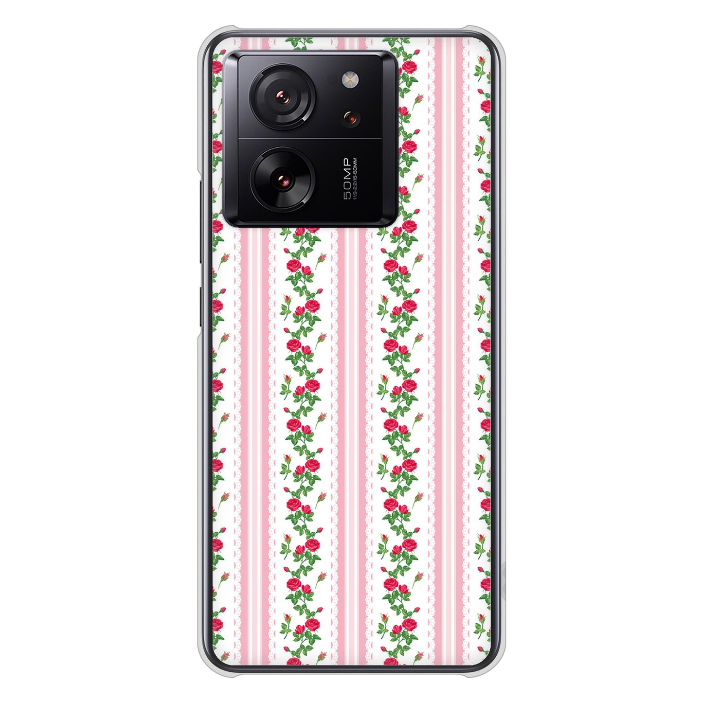 Xiaomi 13T XIG04 au 高画質仕上げ 背面印刷 ハードケースイングリッシュガーデン