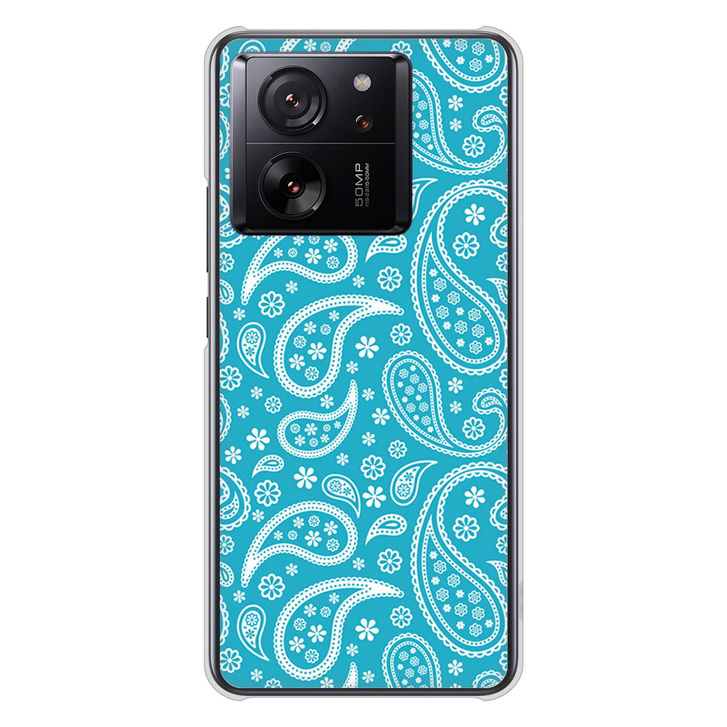 Xiaomi 13T XIG04 au 高画質仕上げ 背面印刷 ハードケースペイズリー