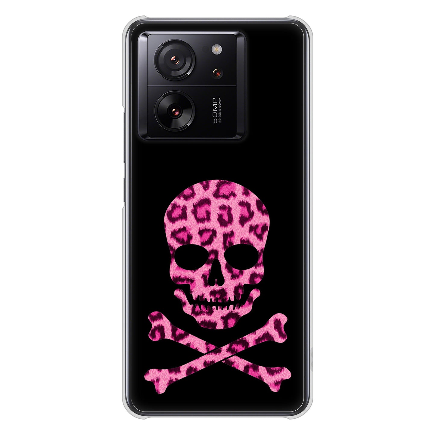 Xiaomi 13T XIG04 au 高画質仕上げ 背面印刷 ハードケースドクロフレーム
