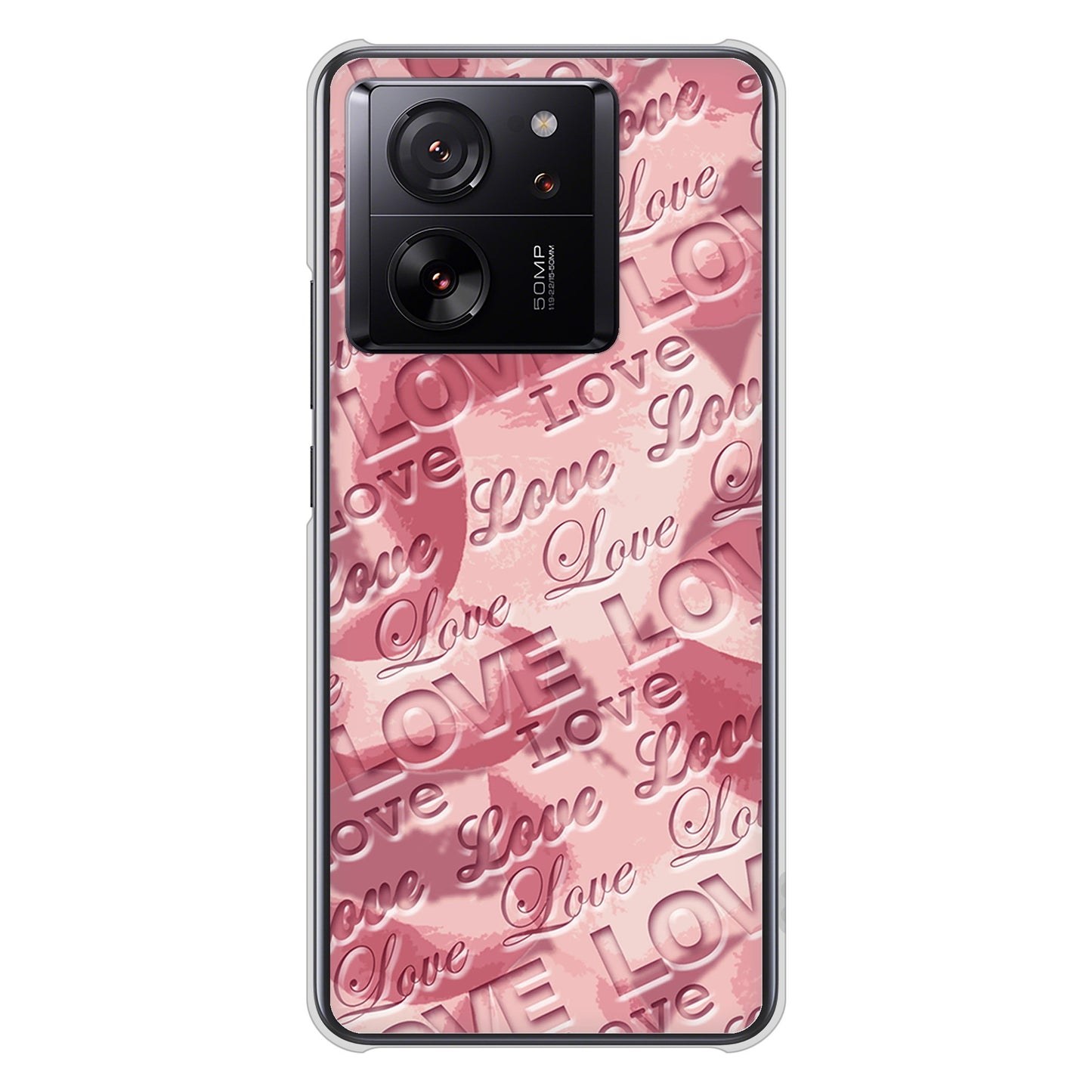 Xiaomi 13T XIG04 au 高画質仕上げ 背面印刷 ハードケースフラワーヴェルニ