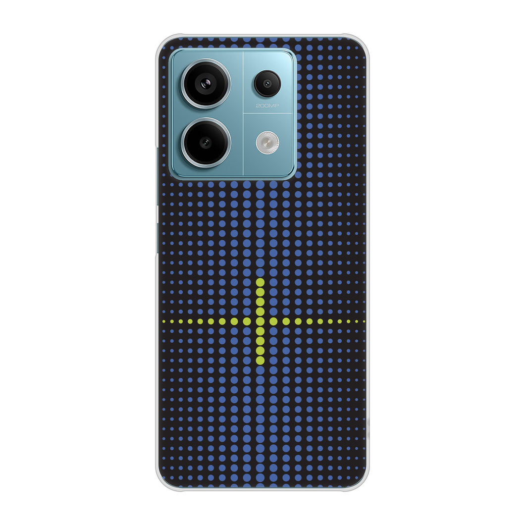 Xiaomi Redmi Note 13 Pro 5G XIG05 au IB907 グラデーションドット ハードケース 背面印刷