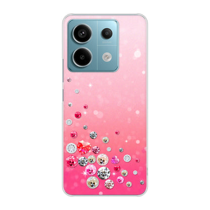 Xiaomi Redmi Note 13 Pro 5G XIG05 au スワロデコ風プリント ハードケース 背面印刷