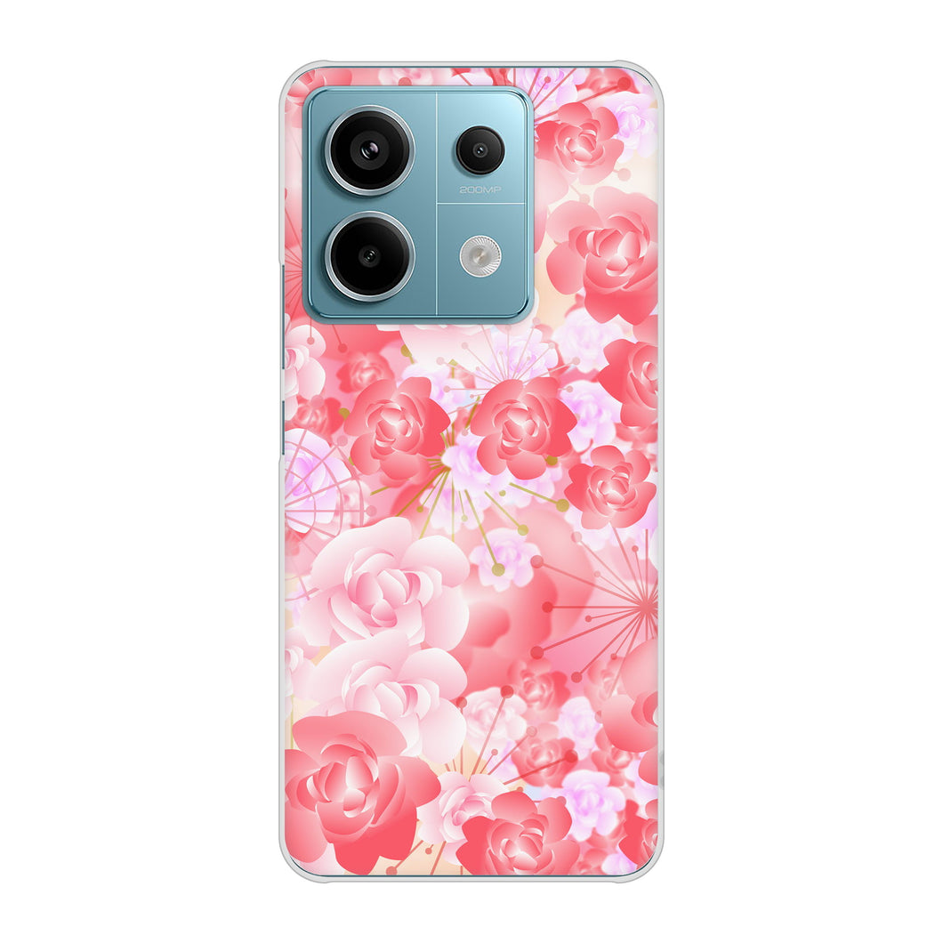 Xiaomi Redmi Note 13 Pro 5G XIG05 au VA817 はんなり色の華 ハードケース 背面印刷