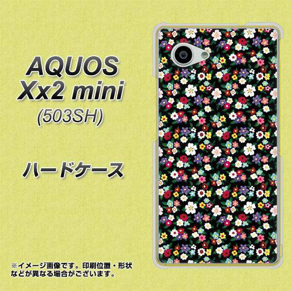 AQUOS Xx2 mini 503SH SoftBank 778 マイクロリバティプリントBK ハードケース 背面印刷
