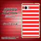 AQUOS Xx2 mini 503SH SoftBank EK881 ボーダーレッド ハードケース 背面印刷