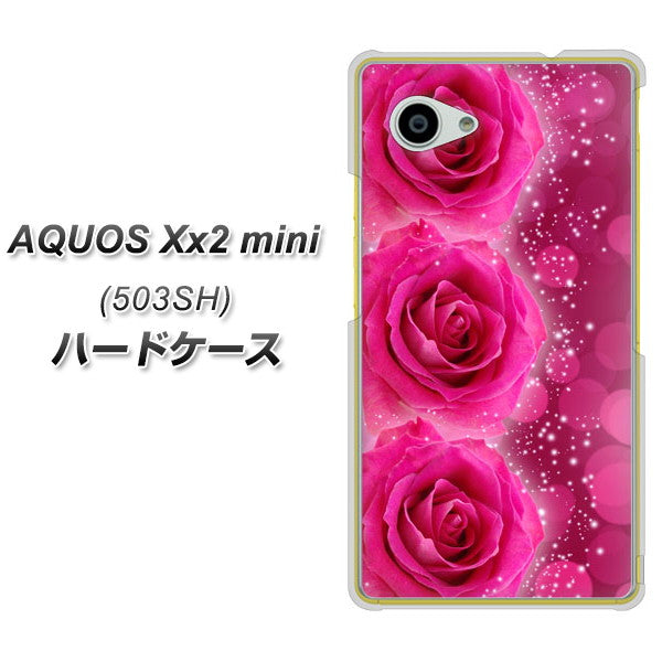 AQUOS Xx2 mini 503SH SoftBank VA815 3連のバラ ハードケース 背面印刷