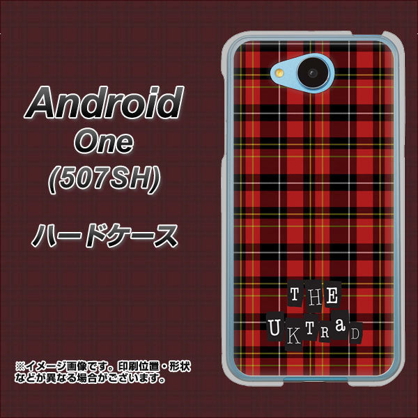 507SH Android One Y!mobile 547 THEチェック ハードケース 背面印刷