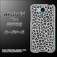 507SH Android One Y!mobile 1068 ヒョウ柄ベーシックSグレー ハードケース 背面印刷