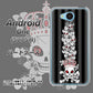 507SH Android One Y!mobile AG802 苺骸骨王冠蔦（黒） ハードケース 背面印刷