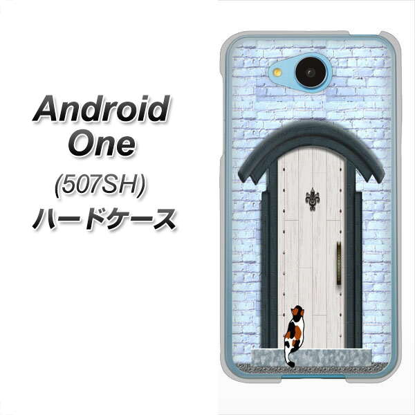 507SH Android One Y!mobile YA951 石ドア01 ハードケース 背面印刷
