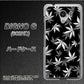 DIGNO G 602KC SoftBank 064 モノトーン大麻ブラック ハードケース 背面印刷