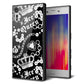 Xperia XZs 602SO SoftBank 強化ガラス＆TPUスマホケース ガラプリ【187 ゴージャス クラウン】