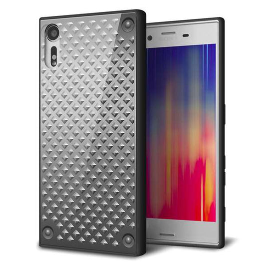 Xperia XZs 602SO SoftBank 強化ガラス＆TPUスマホケース ガラプリ【570 スタックボード】