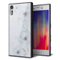 Xperia XZs 602SO SoftBank 強化ガラス＆TPUスマホケース ガラプリ【SC951 ドゥ・フルール（エンジェルブルー）】