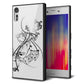 Xperia XZs 602SO SoftBank 強化ガラス＆TPUスマホケース ガラプリ【VA832 パンサーと美女】