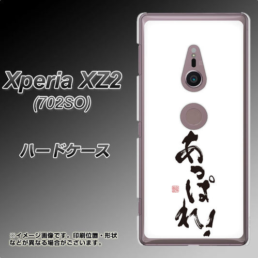 Xperia XZ2 702SO SoftBank OE846 あっぱれ！ ハードケース 背面印刷