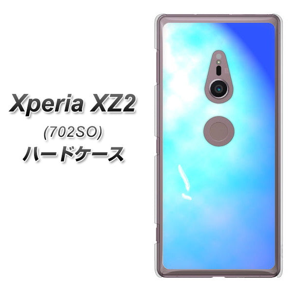 Xperia XZ2 702SO SoftBank YJ291 デザイン 光 ハードケース 背面印刷