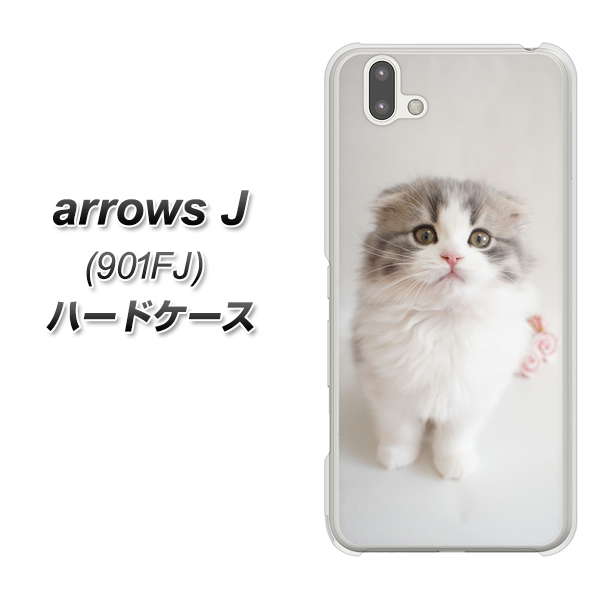 arrows J 901FJ Y!mobile VA803 まっていますネコ ハードケース 背面印刷