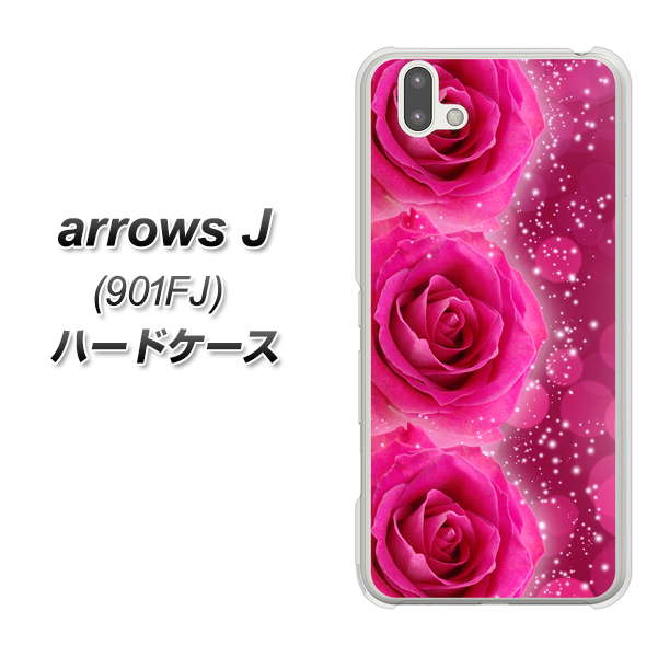 arrows J 901FJ Y!mobile VA815 3連のバラ ハードケース 背面印刷