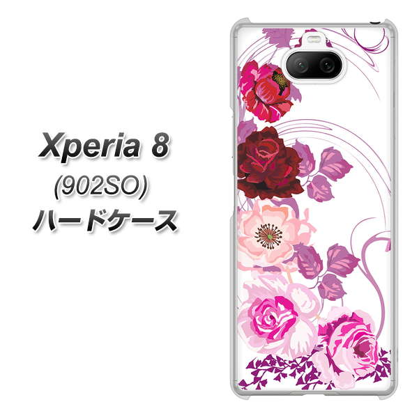 Xperia 8 902SO SoftBank 116 ６月のバラ ハードケース 背面印刷
