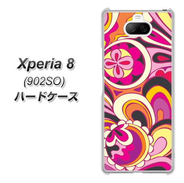 Xperia 8 902SO SoftBank 586 ブローアップカラー ハードケース 背面印刷