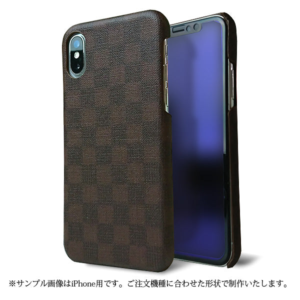 Galaxy Note20 Ultra 5G SCG06 au チェックパターンまるっと全貼りハードケース