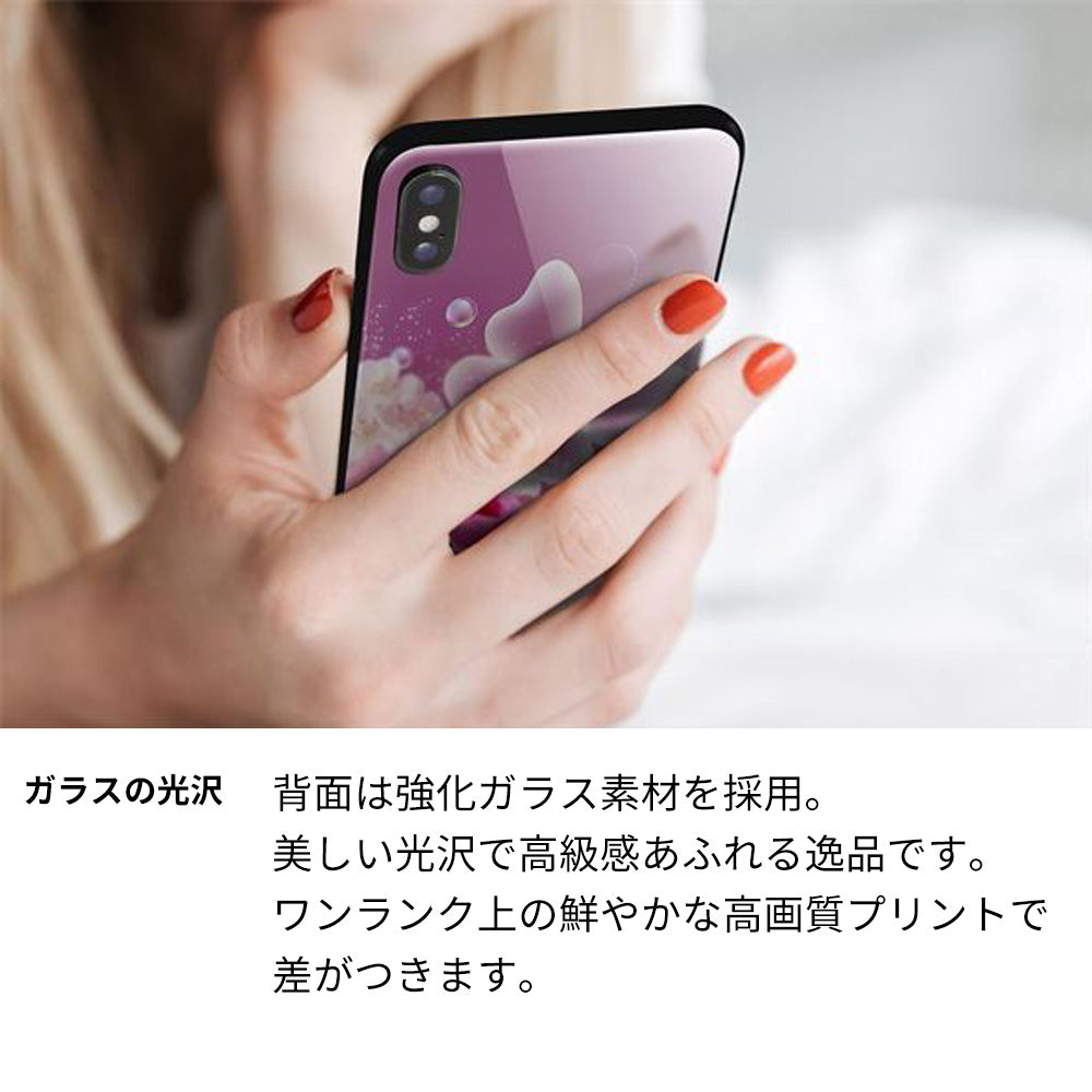 iPhone6s PLUS 強化ガラス＆TPUスマホケース ガラプリ【SC893 ボタニカル デイジー＆リリー】