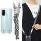 Galaxy S20 5G SC-51A docomo スマホショルダー 透明 クリアハードケース 3連紐ストラップ付 肩掛け