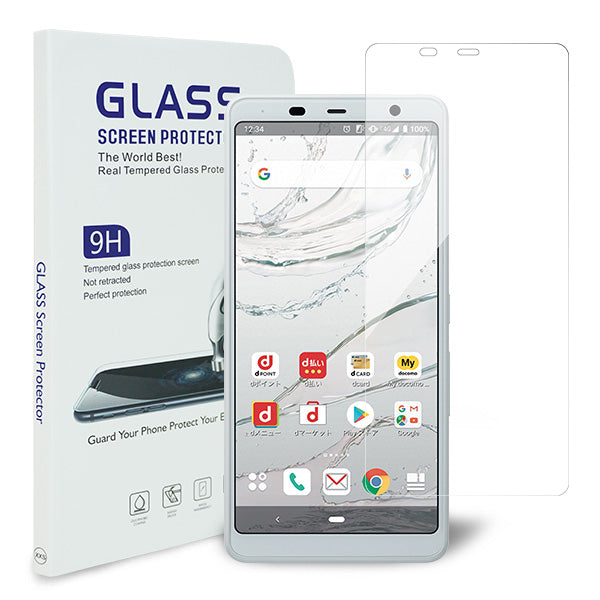 arrows Be3 F-02L docomo 強化ガラス液晶保護フィルム 0.5mm 表面硬度9H 衝撃吸収 指紋防止 防水
