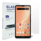 AQUOS sense5G SH-M17 強化ガラス液晶保護フィルム 0.5mm 表面硬度9H 衝撃吸収 指紋防止 防水